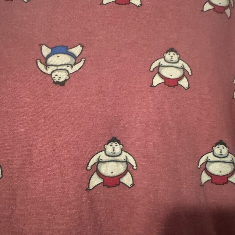 Knicker Bocker All Over Print Sumo Graphic T-Shirt size medium - Picture 2 of 4